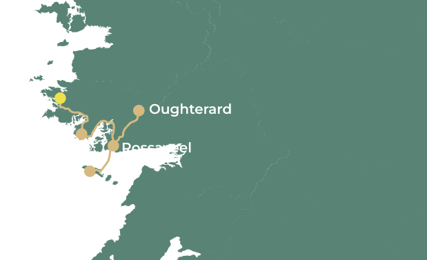 Connemara Family Adventure day 6 map