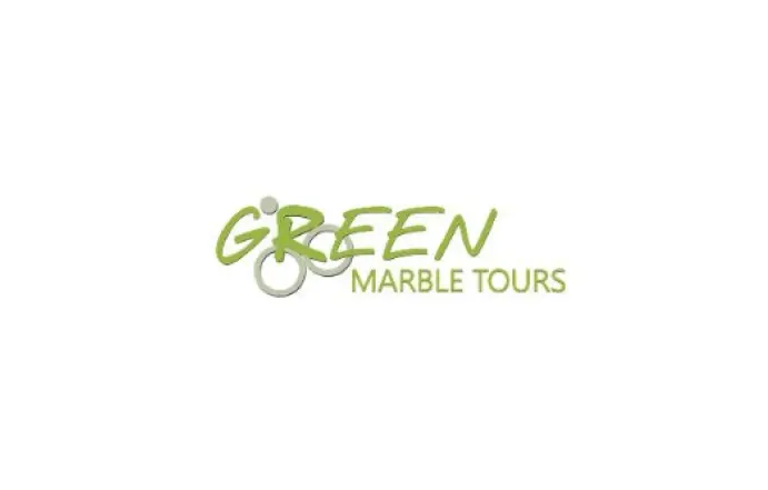 Greeen marble tour log logo