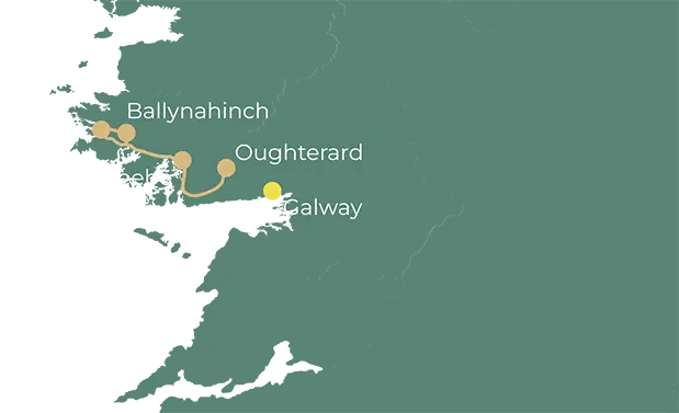 Deluxe Connemara day 1 map