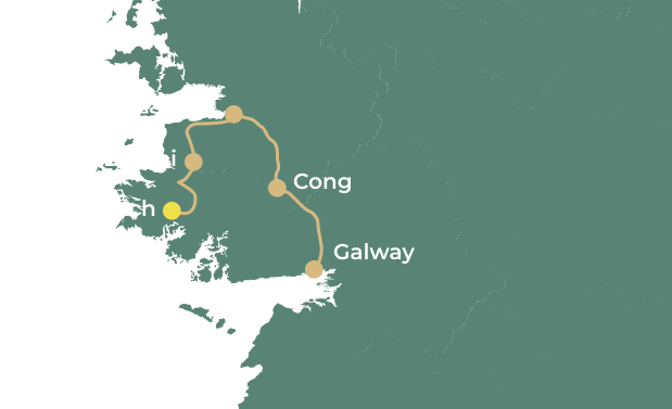West of Ireland Delux Ride day 5 map