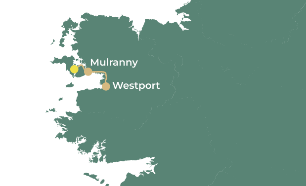 The Great Western Greenway Adventure day 5 map