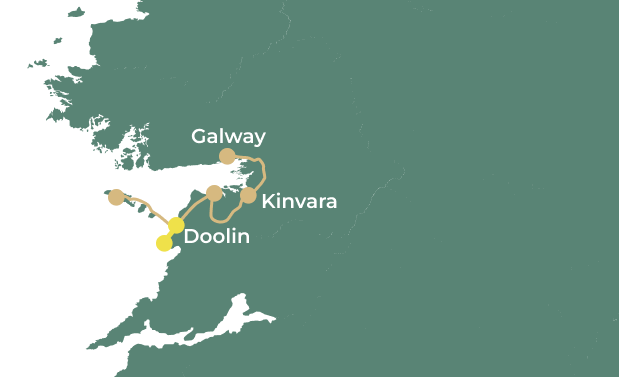 The Burren Explorer day 5 map